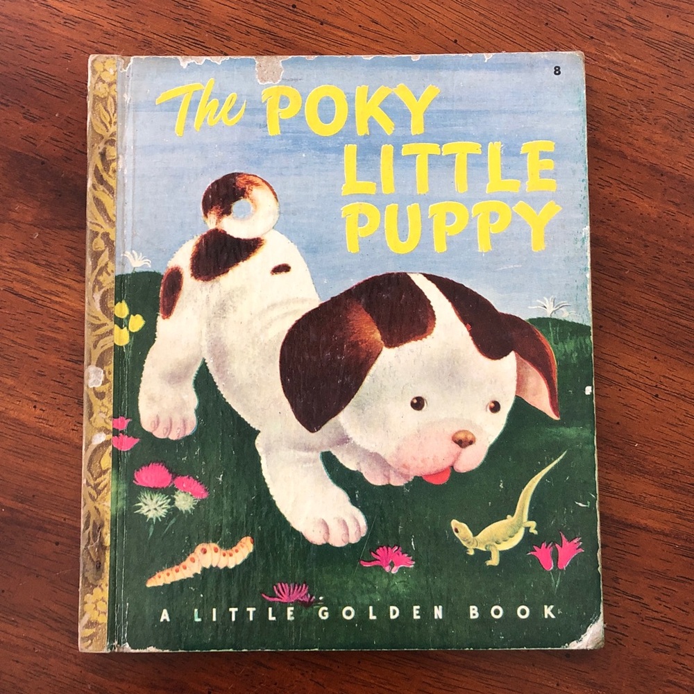 Vintage The Poky Little Puppy Little Golden Book 1942